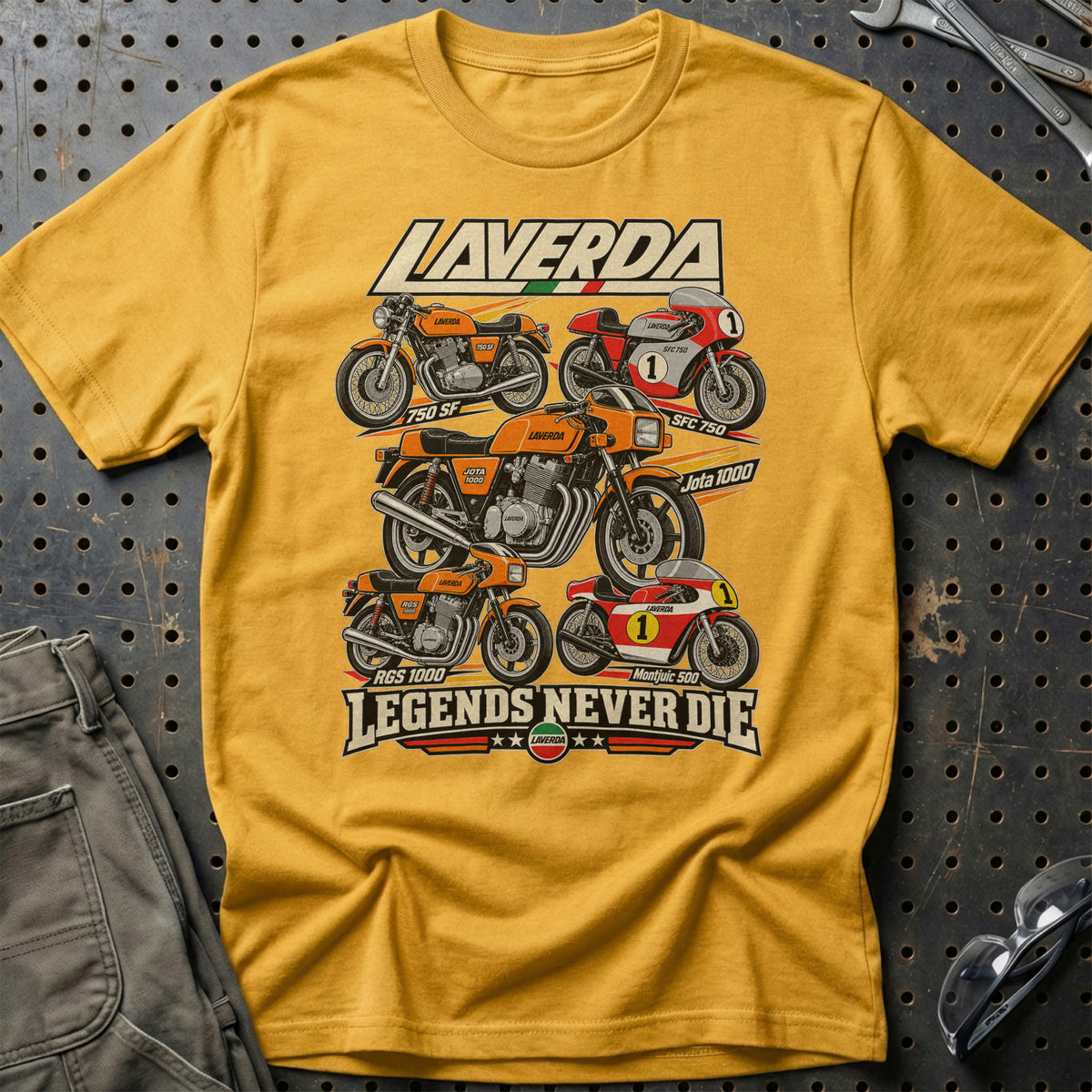 
Produktbillede af Laverda Legends Never Die T-Shirt