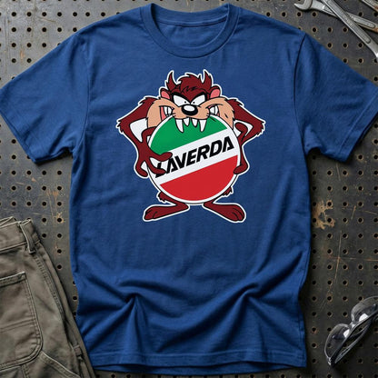 Laverda TAZ Unisex T-Shirt , Bomuld-Beklædning-Laverda-Blå Royal-S-Garage Culture Shop- garage - man cave - merchandise