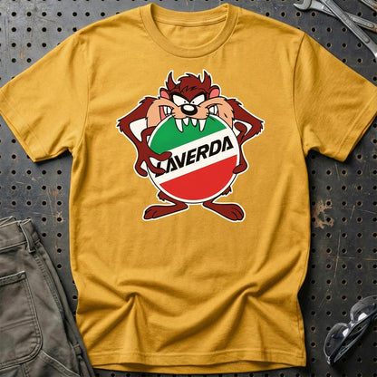 Laverda TAZ Unisex T-Shirt , Bomuld-Beklædning-Laverda-Guld-S-Garage Culture Shop- garage - man cave - merchandise