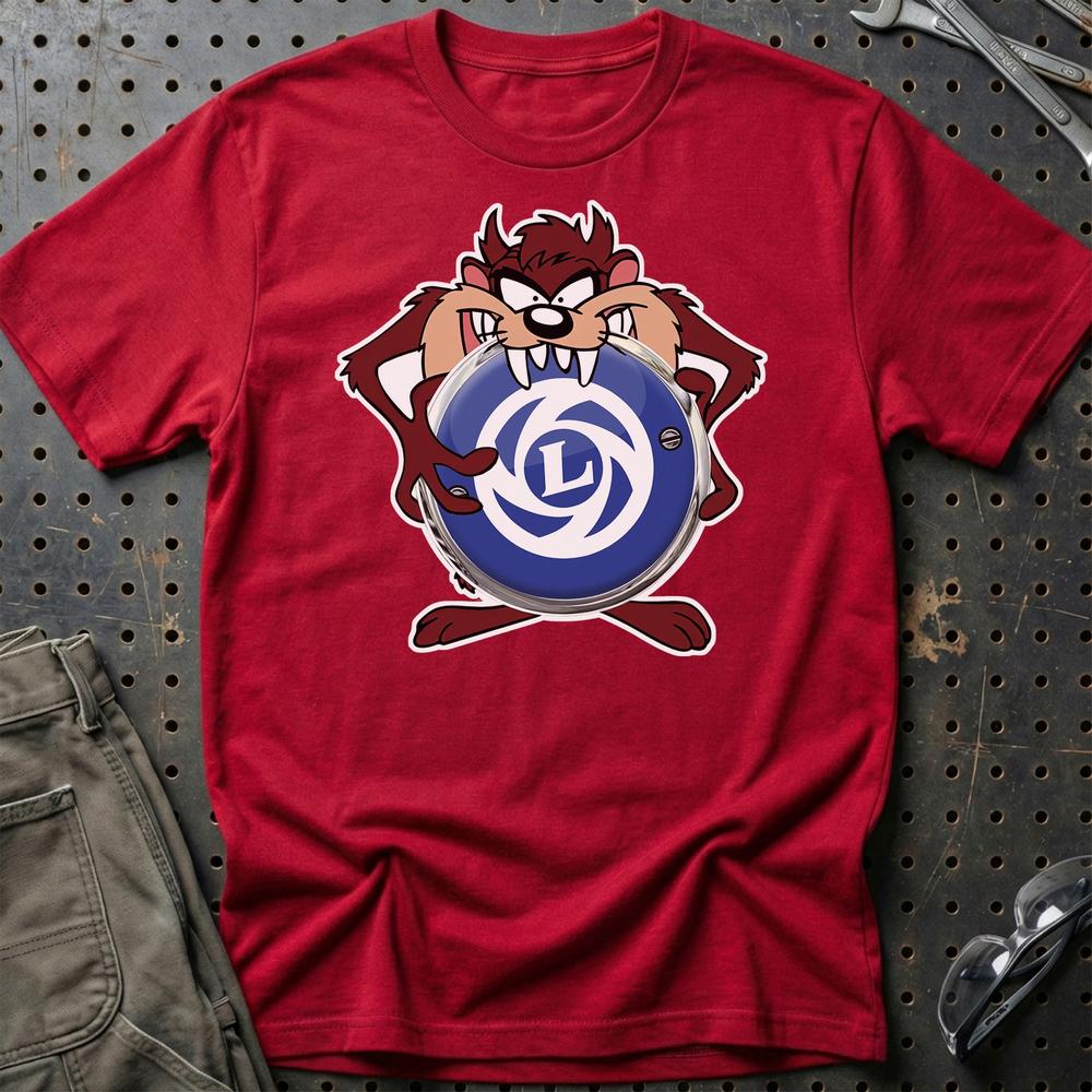 Layland TAZ T-Shirt-Beklædning-Layland-Rød-S-Garage Culture Shop- garage - man cave - merchandise
