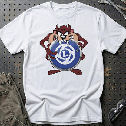 Layland TAZ Unisex T-Shirt , Bomuld-Beklædning-Layland-Hvid-S-Garage Culture Shop- garage - man cave - merchandise