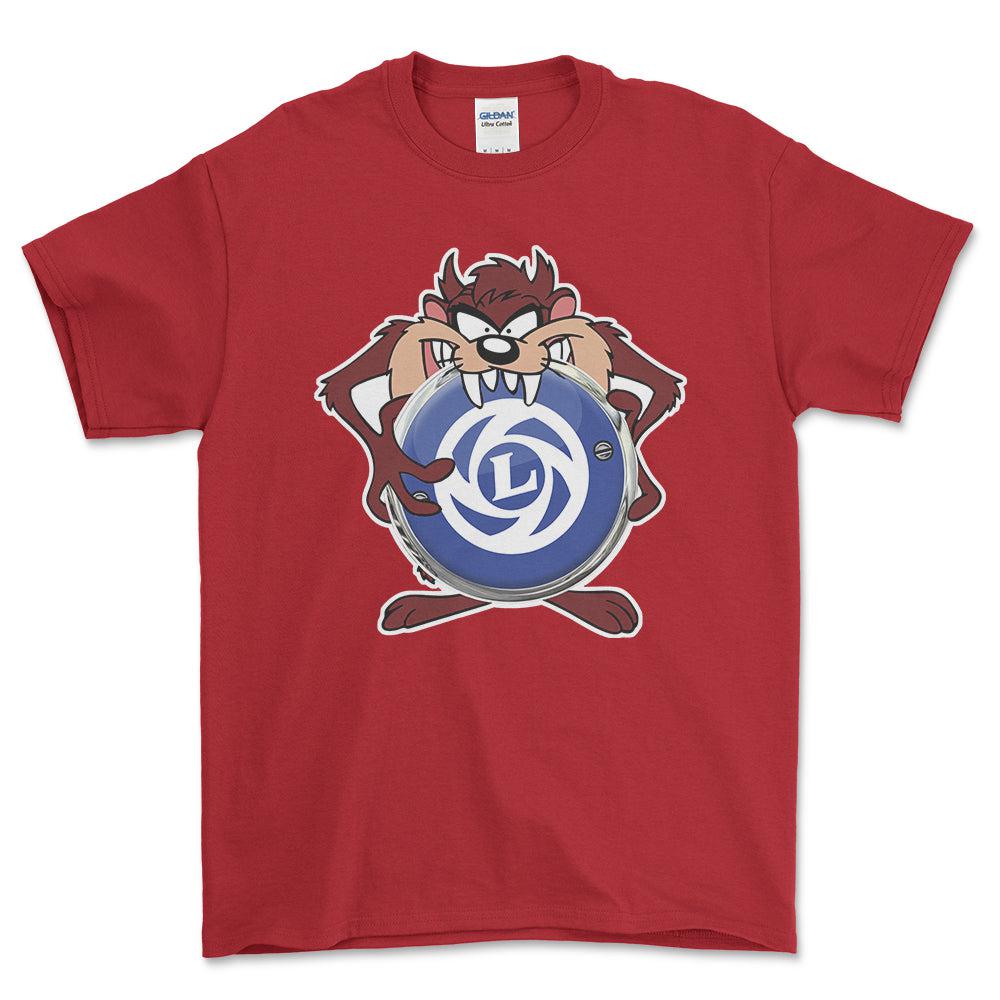 Layland TAZ Unisex T-Shirt , Bomuld-Beklædning-Layland-Rød-S-Forside-Garage Culture Shop- garage - man cave - merchandise