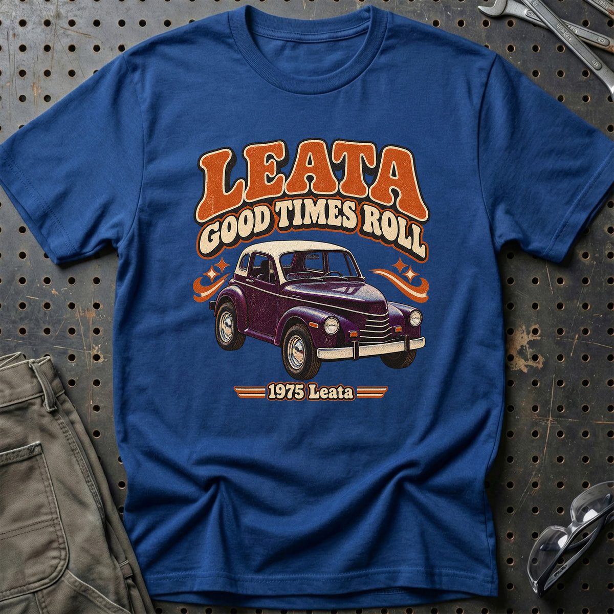 
Leata 1975 – Leata Good Times Roll T-Shirt – Blå Royal