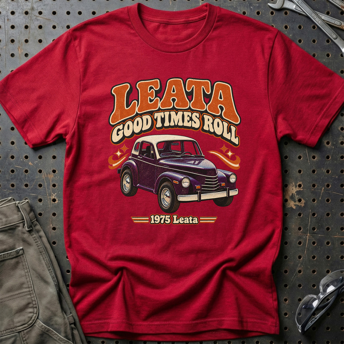 
Leata 1975 – Leata Good Times Roll T-Shirt – Rød