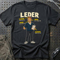 Leder – Anatomi T-Shirt-Beklædning-Garage Culture-Sort-S-Garage Culture Shop- garage - man cave - merchandise