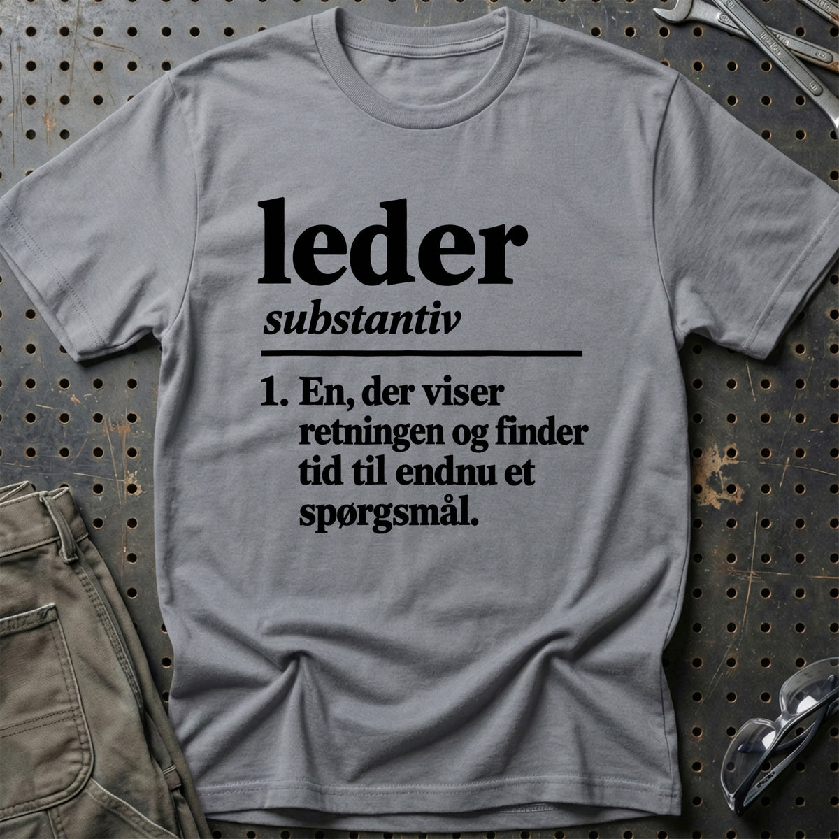 
Leder – Definition T-Shirt – Grå Sport