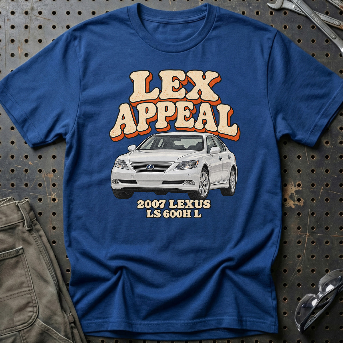 
Lexus LS 600h L 2007 – Lex Appeal T-Shirt – Blå Royal