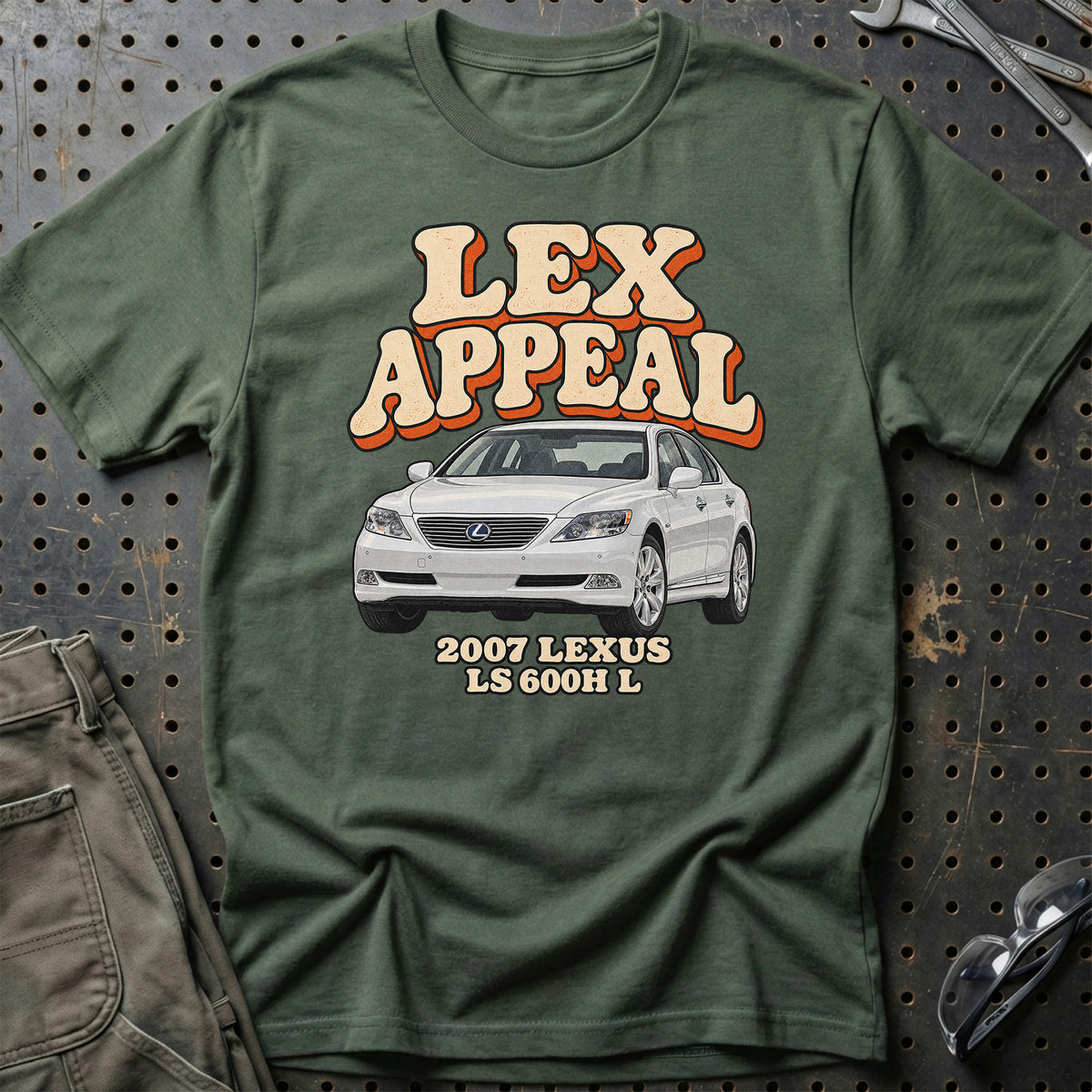 
Lexus LS 600h L 2007 – Lex Appeal T-Shirt – Grøn Militær