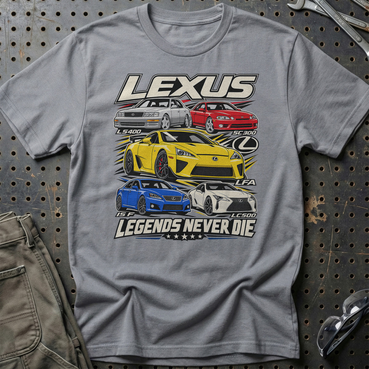 
Produktbillede af Lexus Legends Never Die T-Shirt