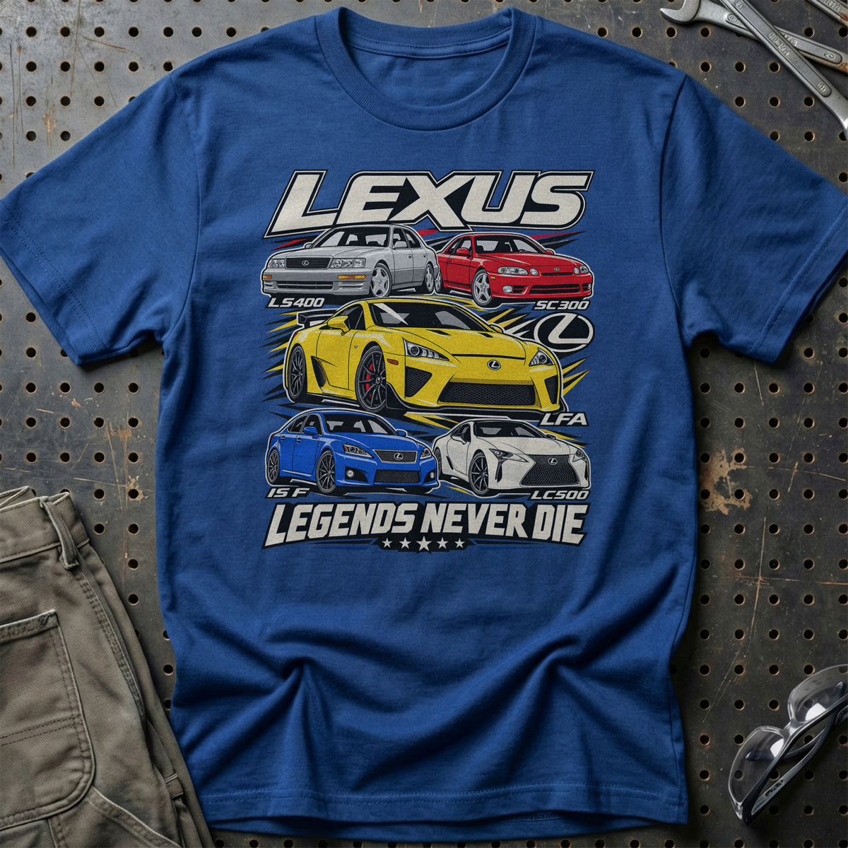 
Produktbillede af Lexus Legends Never Die T-Shirt