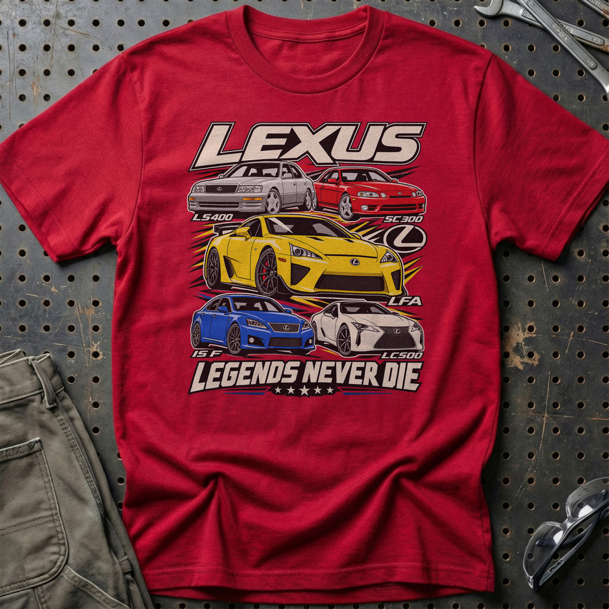 
Produktbillede af Lexus Legends Never Die T-Shirt