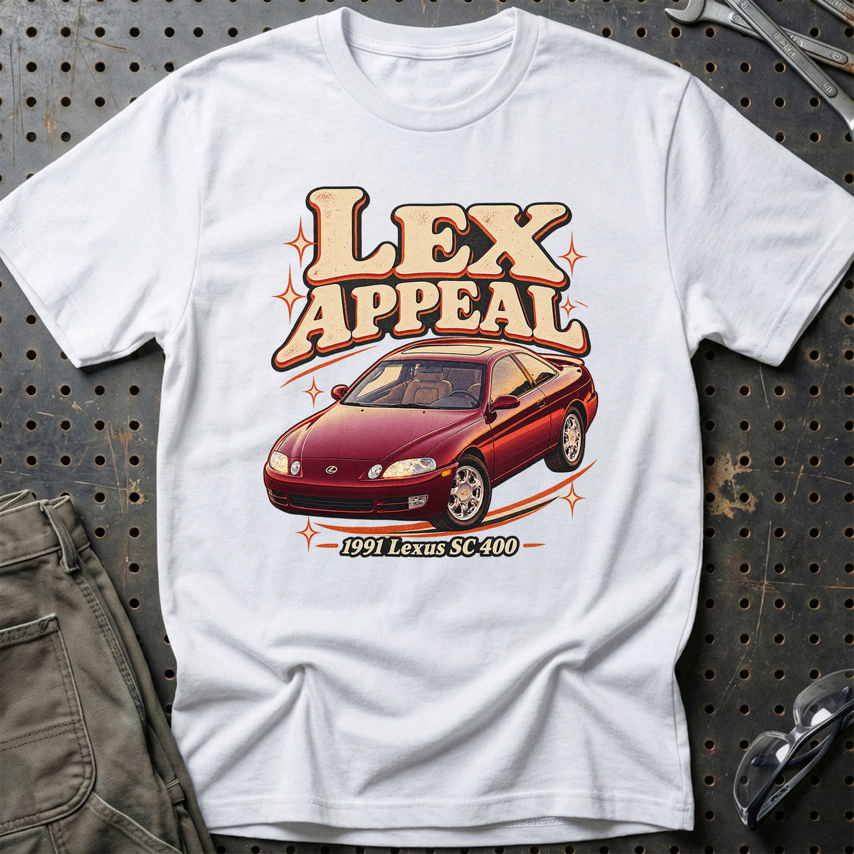
Lexus SC 400 1991 – Lex Appeal T-Shirt – Hvid