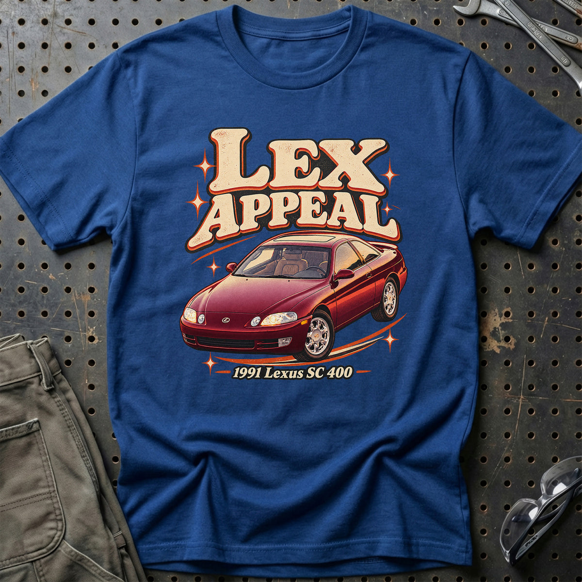 
Lexus SC 400 1991 – Lex Appeal T-Shirt – Blå Royal