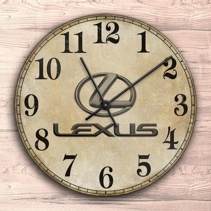 Lexus Vægur Rundt-Clock-Lexus-Garage Culture Shop- garage - man cave - merchandise