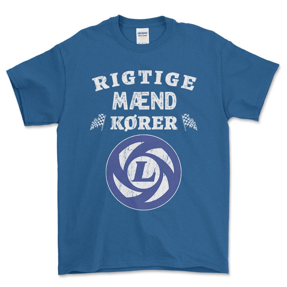 Leyland Rigtige Mænd Kører - Unisex T-Shirt , Bomuld-Beklædning-Layland-Blå Royal-S-Forside-Garage Culture Shop- garage - man cave - merchandise