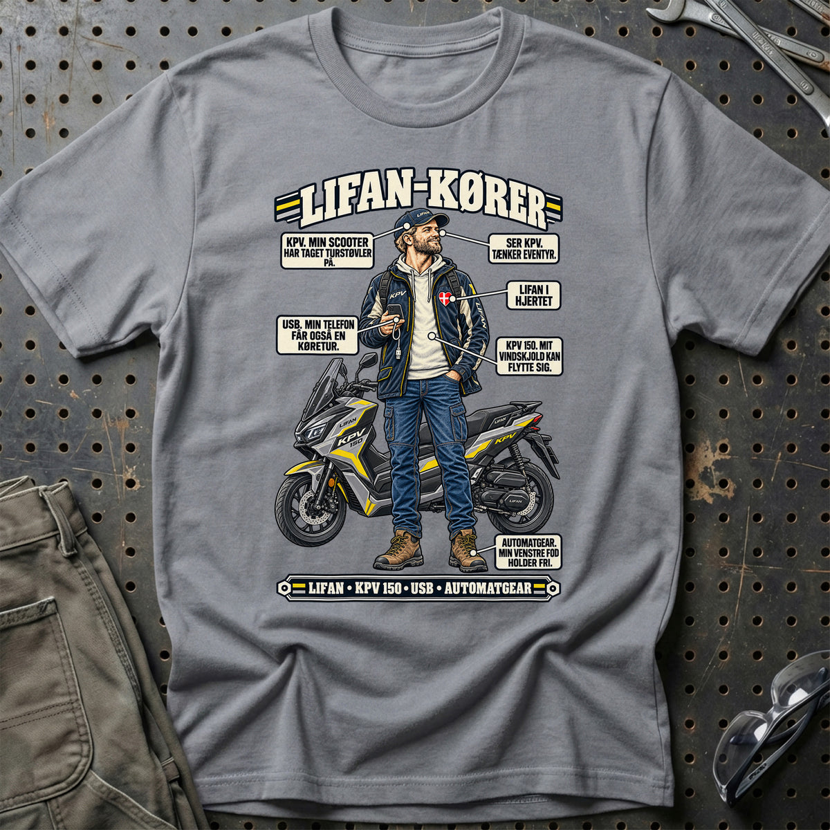 
Lifan-Kører T-Shirt – Grå Sport