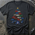 Ligier Juletræ T-Shirt-Beklædning-Ligier-Sort-S-Garage Culture Shop- garage - man cave - merchandise