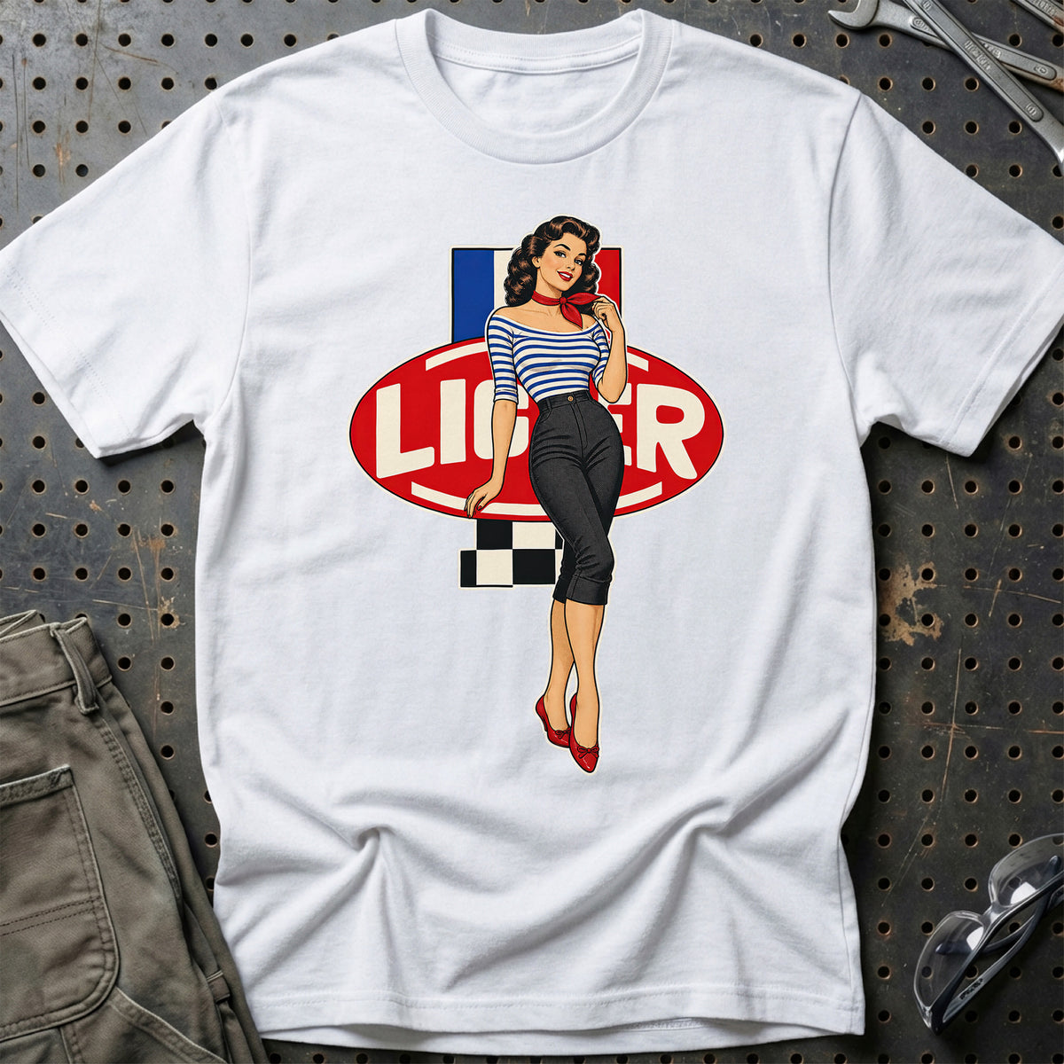 
Produktbillede af Ligier Retro Pinup T-Shirt