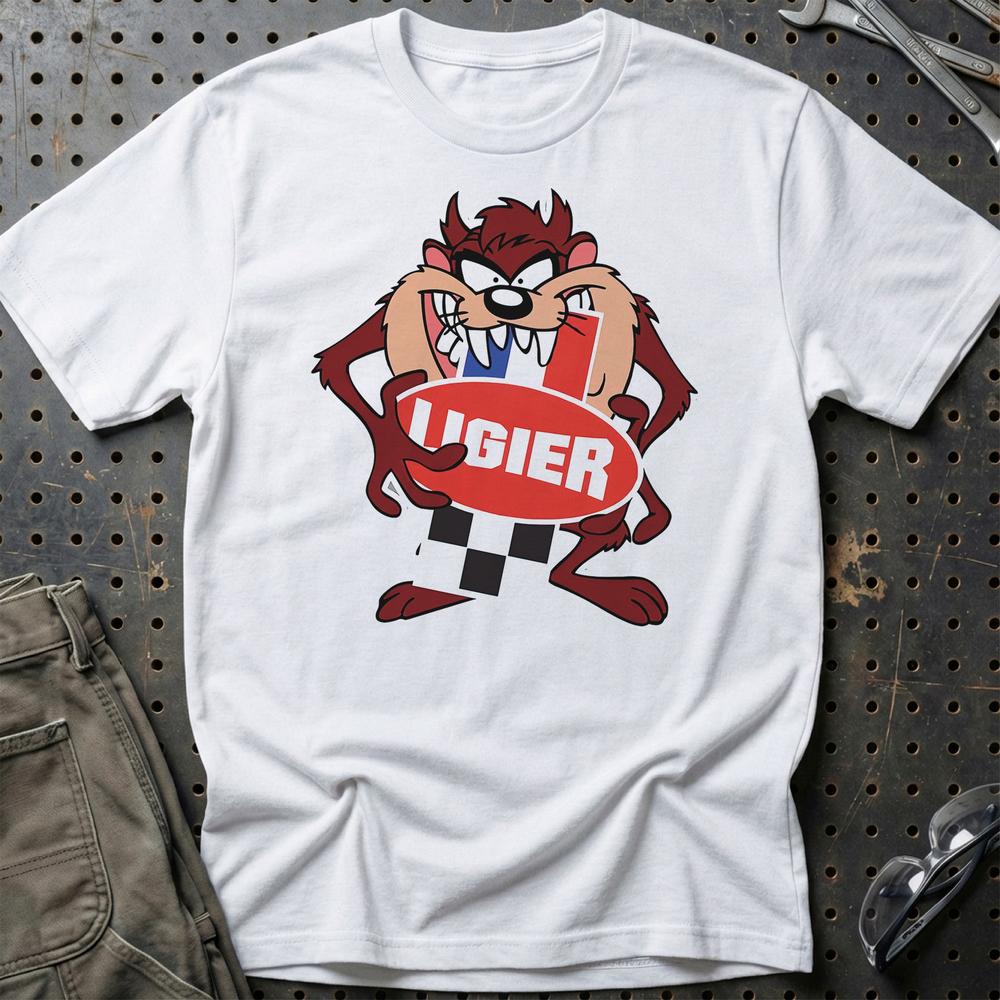 Ligier TAZ T-Shirt-Beklædning-Ligier-Hvid-S-Garage Culture Shop- garage - man cave - merchandise