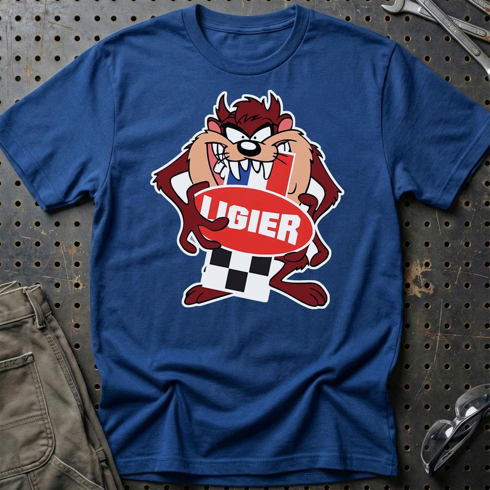 Ligier TAZ T-Shirt-Beklædning-Ligier-Blå Royal-S-Garage Culture Shop- garage - man cave - merchandise