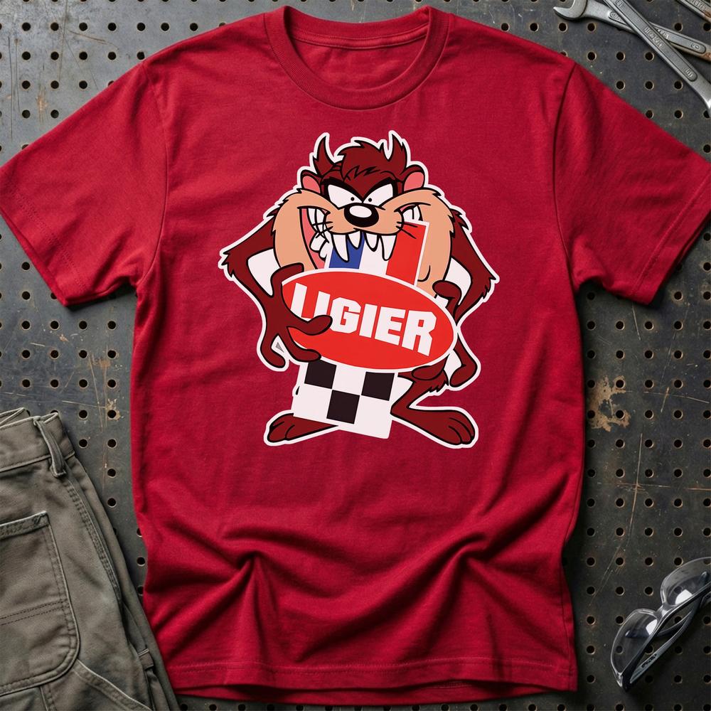 Ligier TAZ T-Shirt-Beklædning-Ligier-Rød-S-Garage Culture Shop- garage - man cave - merchandise