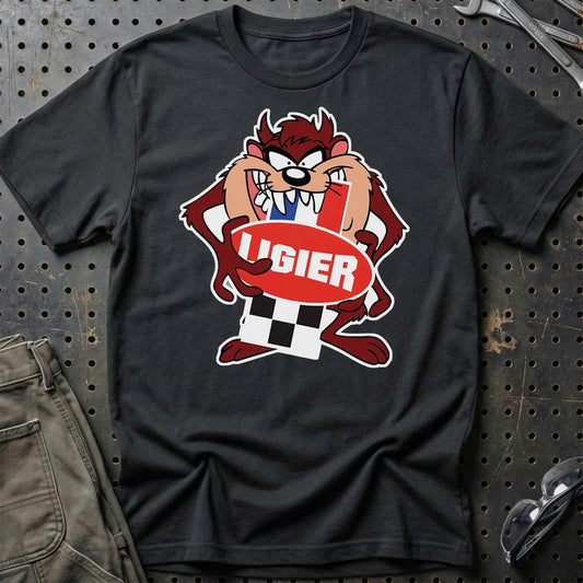 Ligier TAZ Unisex T-Shirt , Bomuld-Beklædning-Ligier-Sort-S-Garage Culture Shop- garage - man cave - merchandise