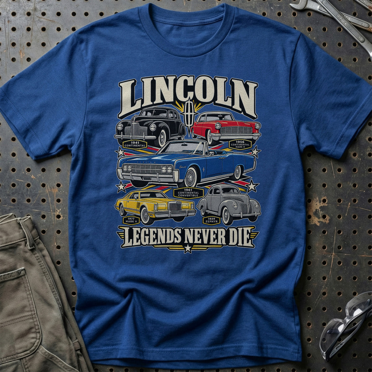 
Produktbillede af Lincoln Legends Never Die T-Shirt