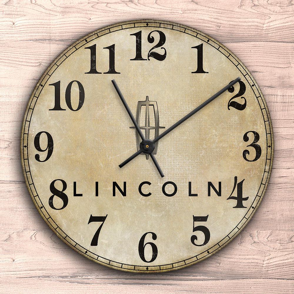 Lincoln Vægur Rundt-Clock-Lincoln-Garage Culture Shop- garage - man cave - merchandise