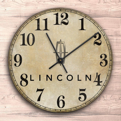 Lincoln Vægur Rundt-Clock-Lincoln-Garage Culture Shop- garage - man cave - merchandise