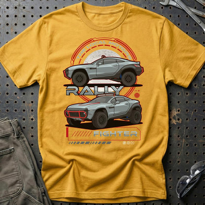 Local Motors Rally Fighter Fast And Furios Cars - Unisex T-Shirt-Beklædning-Local Motors-Guld-S-Garage Culture Shop- garage - man cave - merchandise