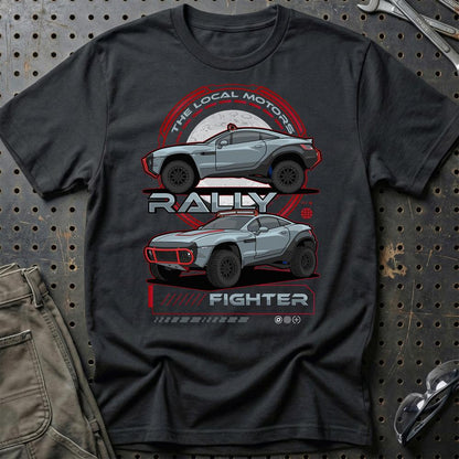 Local Motors Rally Fighter Fast And Furios Cars - Unisex T-Shirt-Beklædning-Local Motors-Sort-S-Garage Culture Shop- garage - man cave - merchandise