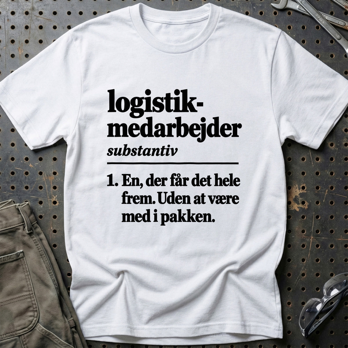 
Logistikmedarbejder – Definition T-Shirt – Hvid