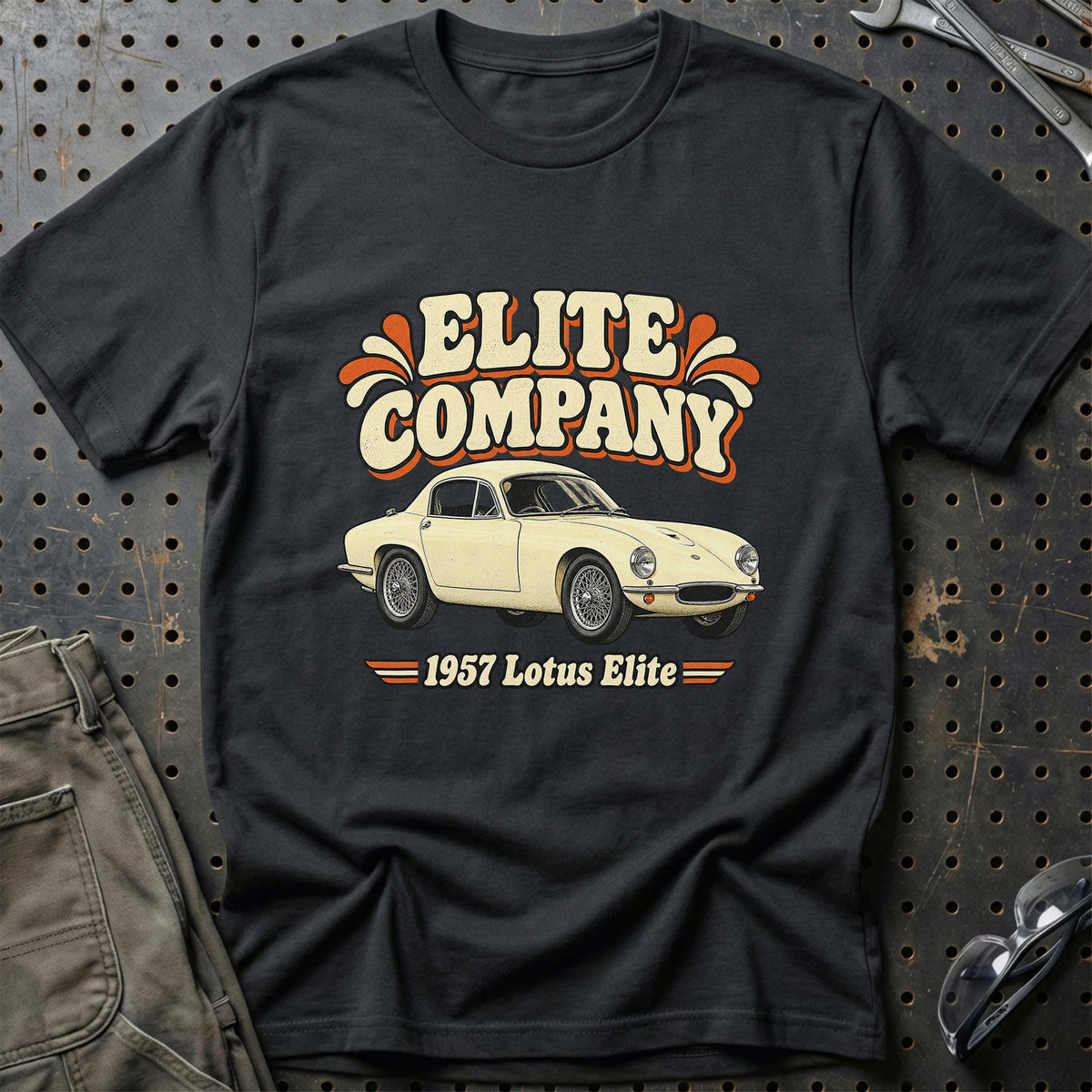 
Lotus Elite 1957 – Elite Company T-Shirt – Sort