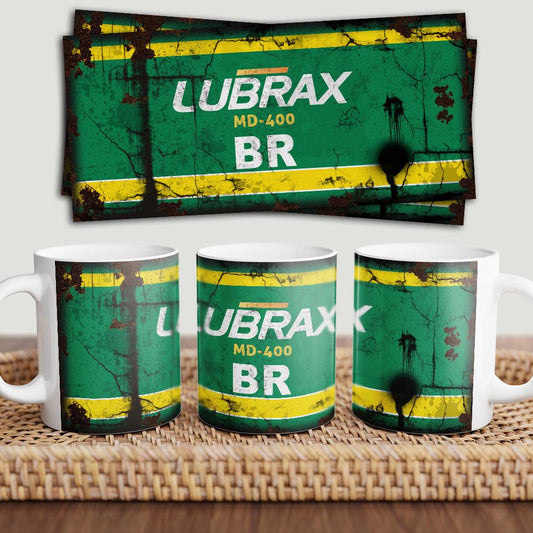 Lubrax Motorolie Keramisk Krus-Krus-Motorolie-Garage Culture Shop- garage - man cave - merchandise