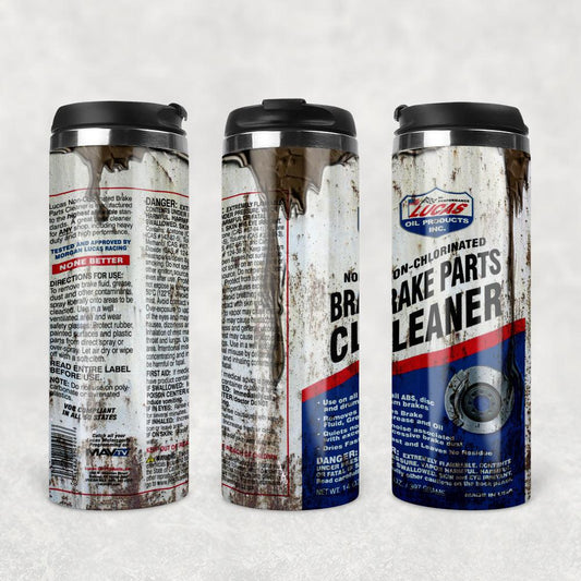 Lucas Motor Oil Termokrus Tumbler Rustfrit Stål-Krus-Motorolie-Garage Culture Shop- garage - man cave - merchandise