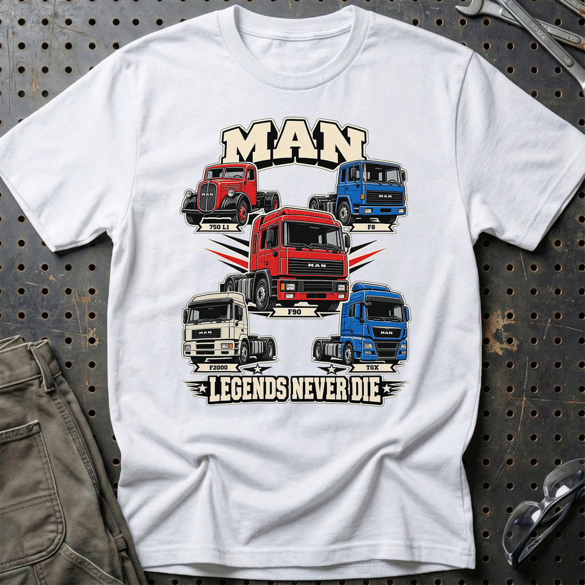 
Produktbillede af MAN Legends Never Die T-Shirt