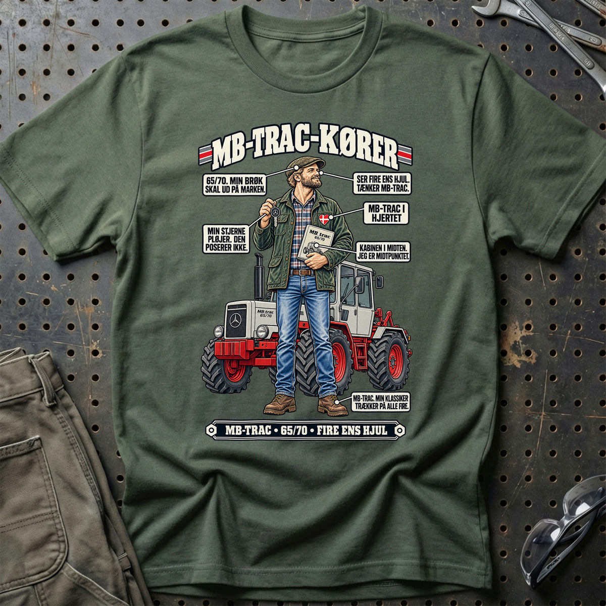 
MB-trac-Kører T-Shirt – Grøn Militær