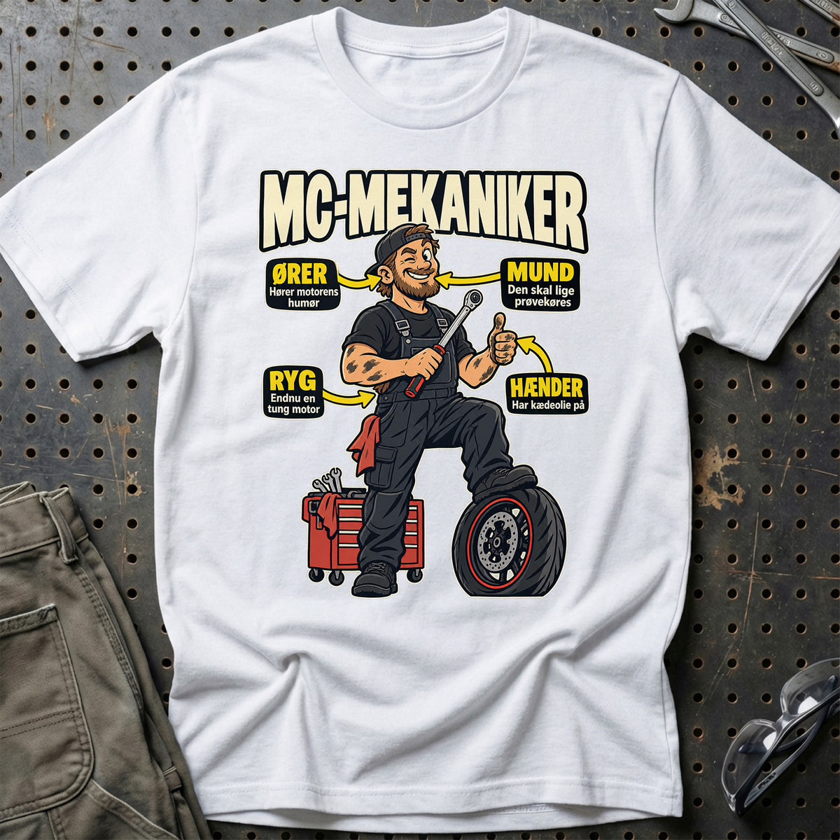 
Produktbillede af MC-mekaniker – Anatomi T-Shirt
