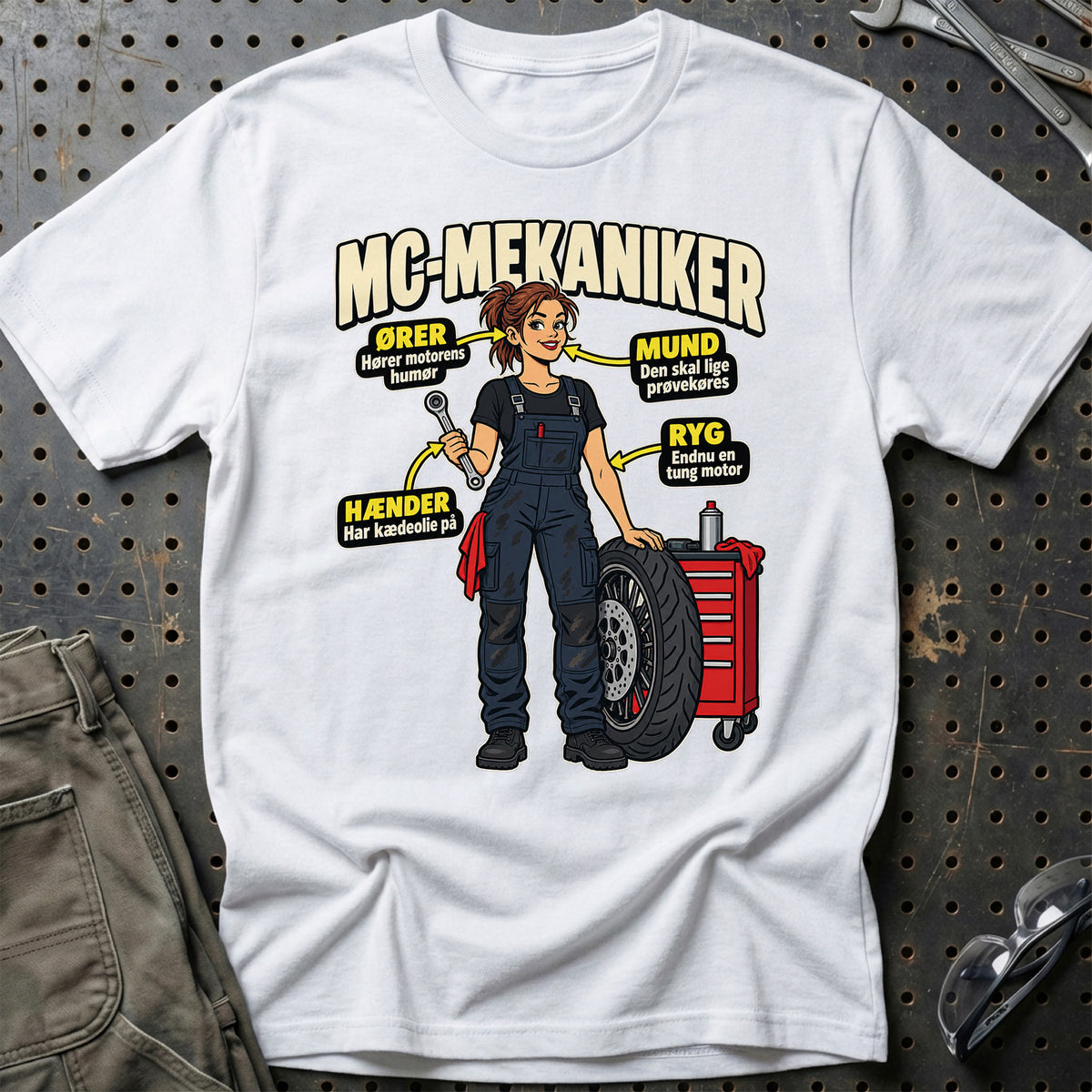 
Produktbillede af MC-mekaniker – Anatomi T-Shirt