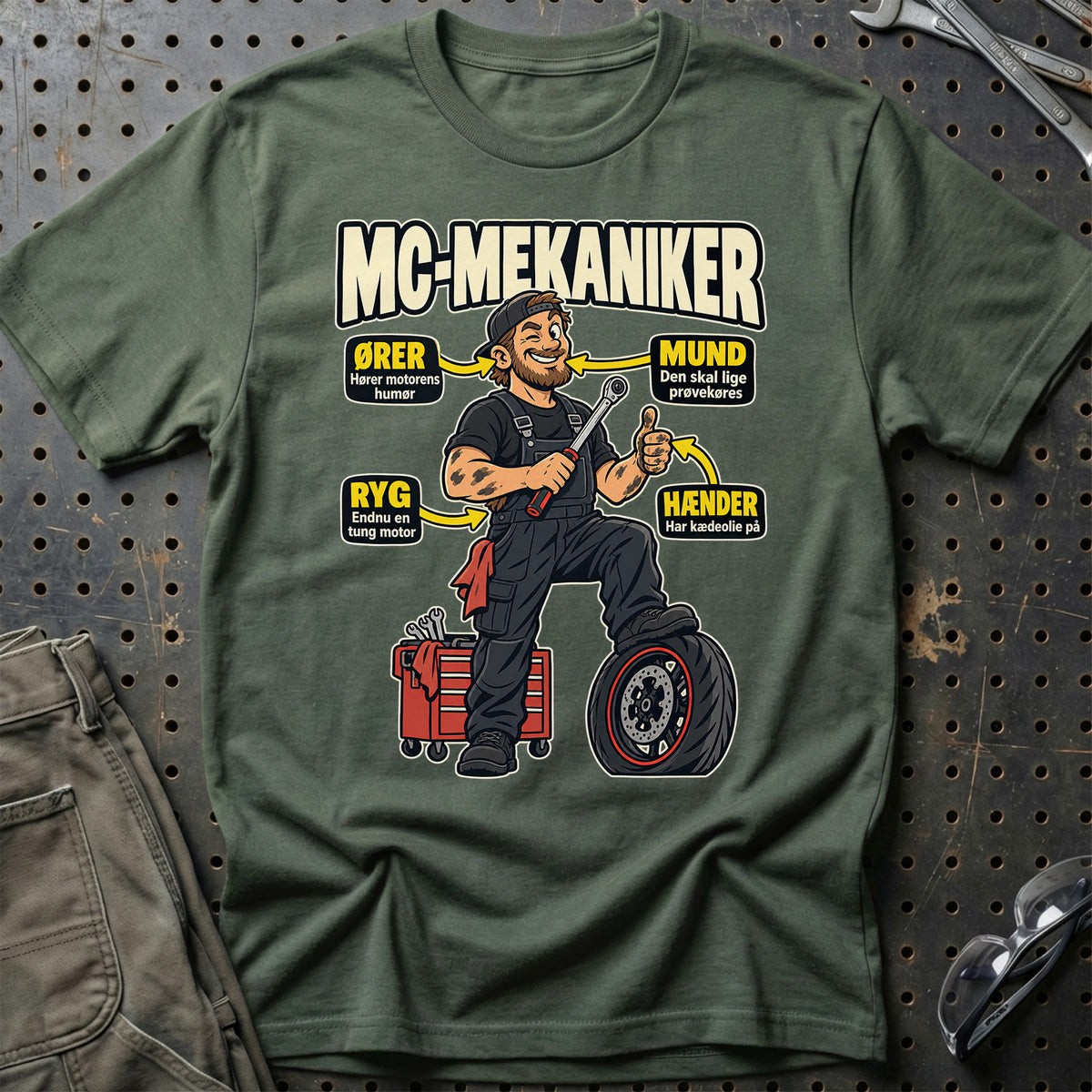 
Produktbillede af MC-mekaniker – Anatomi T-Shirt