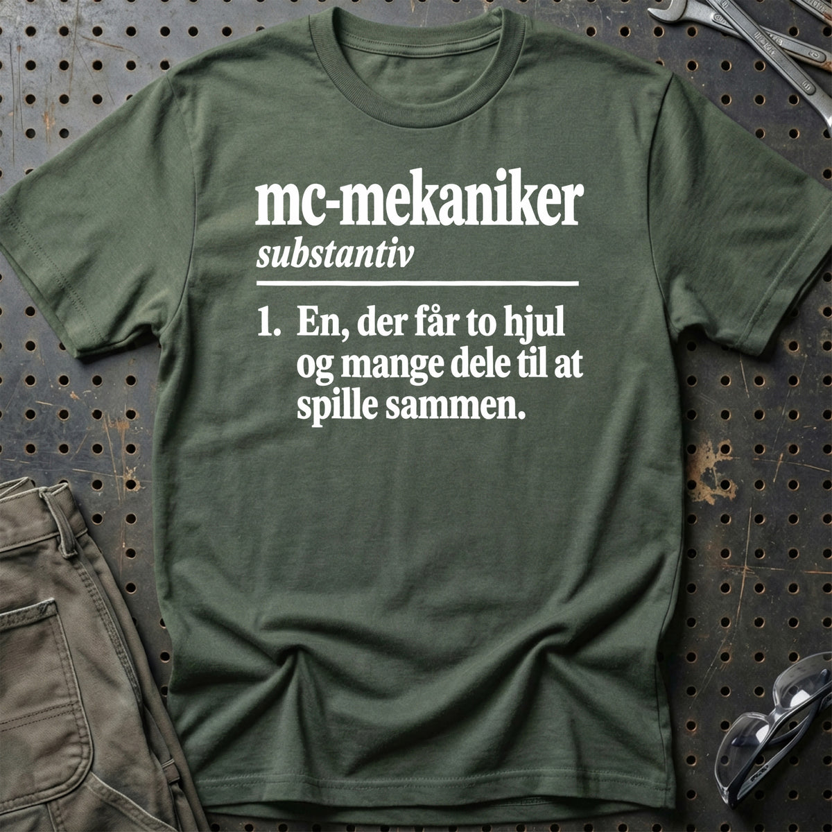 
MC-mekaniker – Definition T-Shirt – Grøn Militær