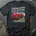 MG MGB T-Shirt - Abingdon Assassin | British Racing T-Shirt-Beklædning-MG-Sort-S-Garage Culture Shop- garage - man cave - merchandise
