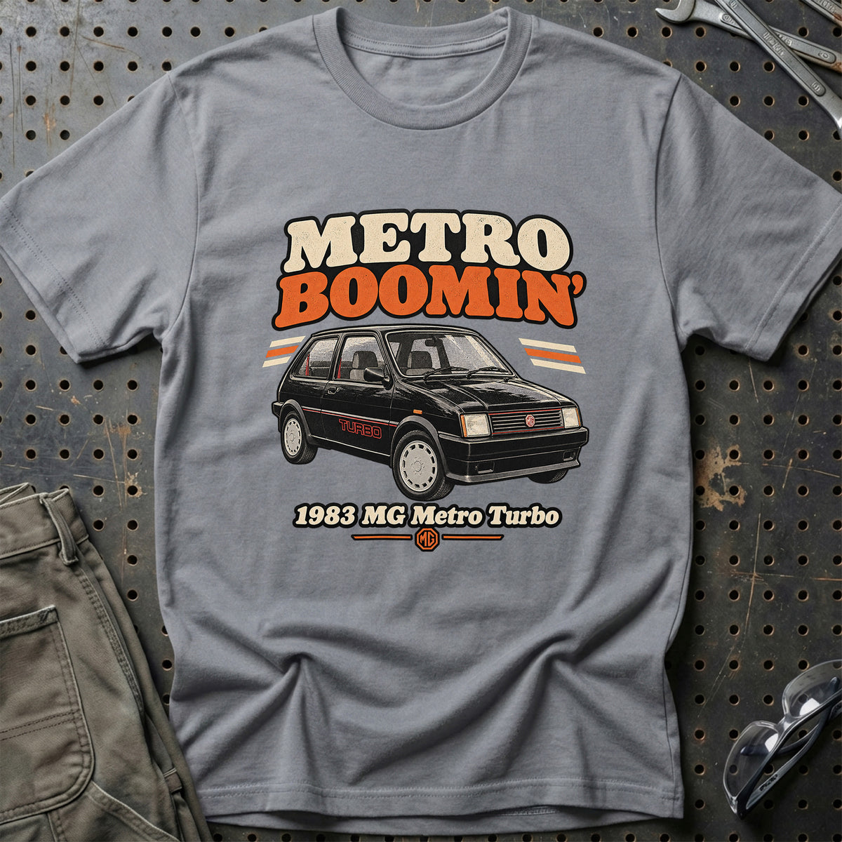 
MG Metro Turbo 1983 – Metro Boomin' T-Shirt – Grå Sport