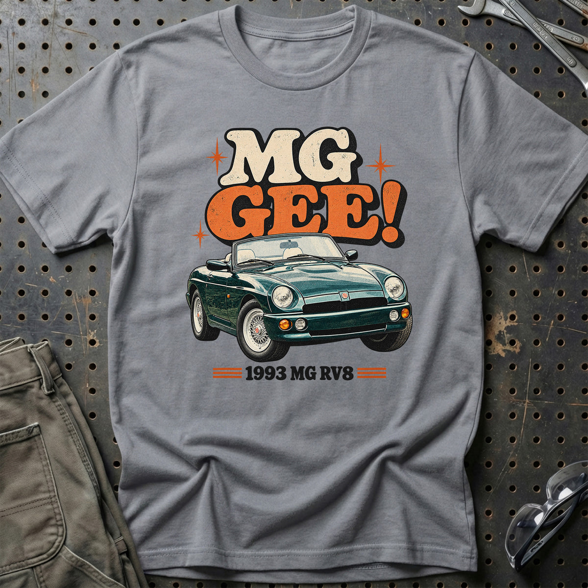 
MG RV8 1993 – MG Gee! T-Shirt – Grå Sport