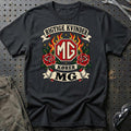 
Produktbillede af MG Rigtige Kvinder Kører – Roser og Flammer T-Shirt