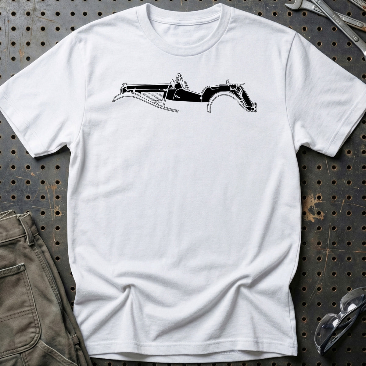 
MG TD Silhuet T-Shirt – Hvid