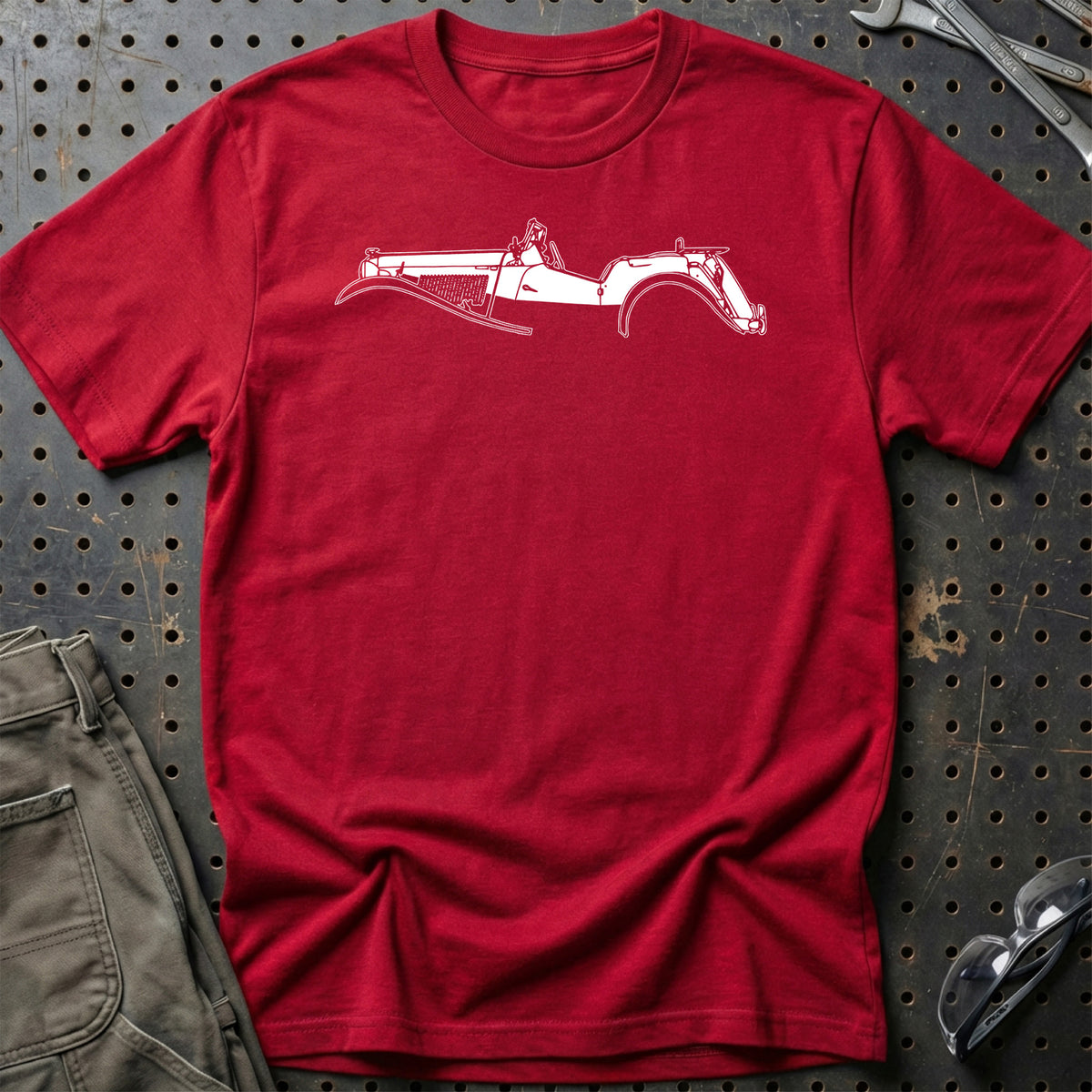 
MG TD Silhuet T-Shirt – Rød
