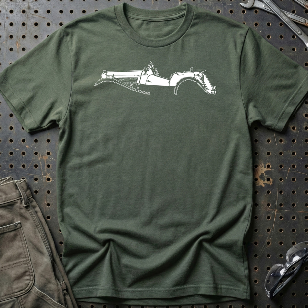 
MG TD Silhuet T-Shirt – Grøn Militær