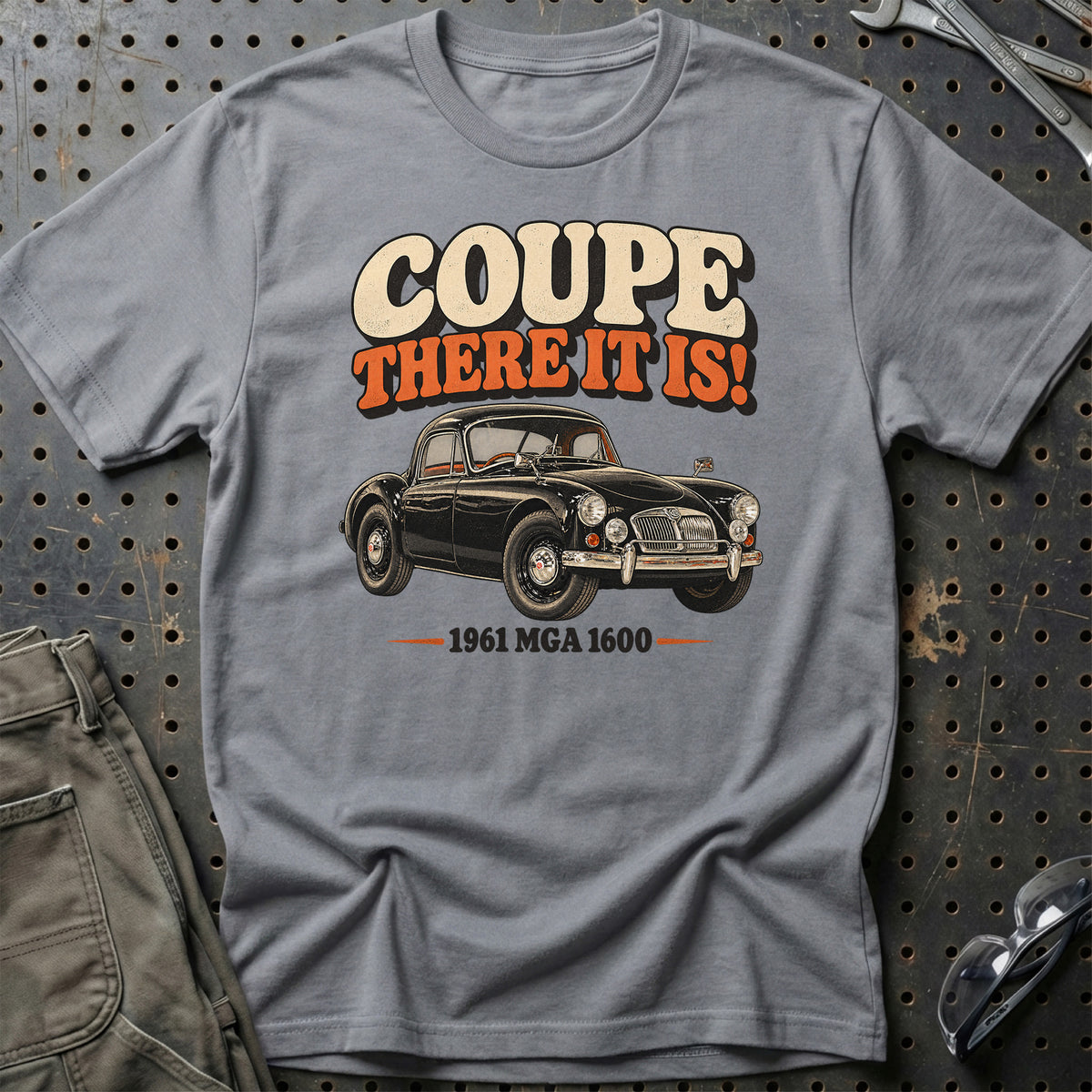
MGA 1600 Coupé 1961 – Coupe There It Is T-Shirt – Grå Sport