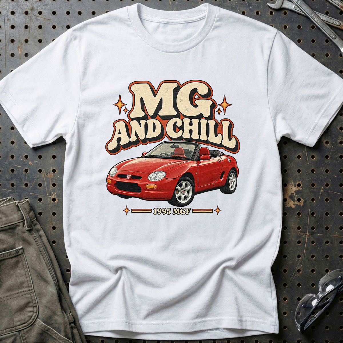
MGF 1995 – MG and Chill T-Shirt – Hvid